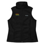 Women’s Black RGG Columbia fleece vest
