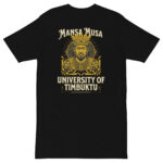 Men’s Black "Mansa Musa" Heavyweight T-Shirts