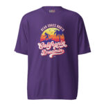Mens Purple "Wave" Crew Neck T-Shirt