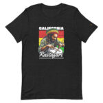 Mens Black "Cali Rasta Drum" T-Shirt