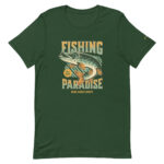 Mens Green "Cali Fishing" T-Shirt