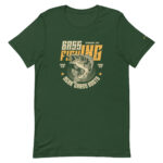 Mens Green "Bass Fishing" T-Shirt