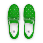 BGR Womens Kelly Green Bando Slip Ons