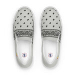 BGR Womens Silver Bando Slip Ons