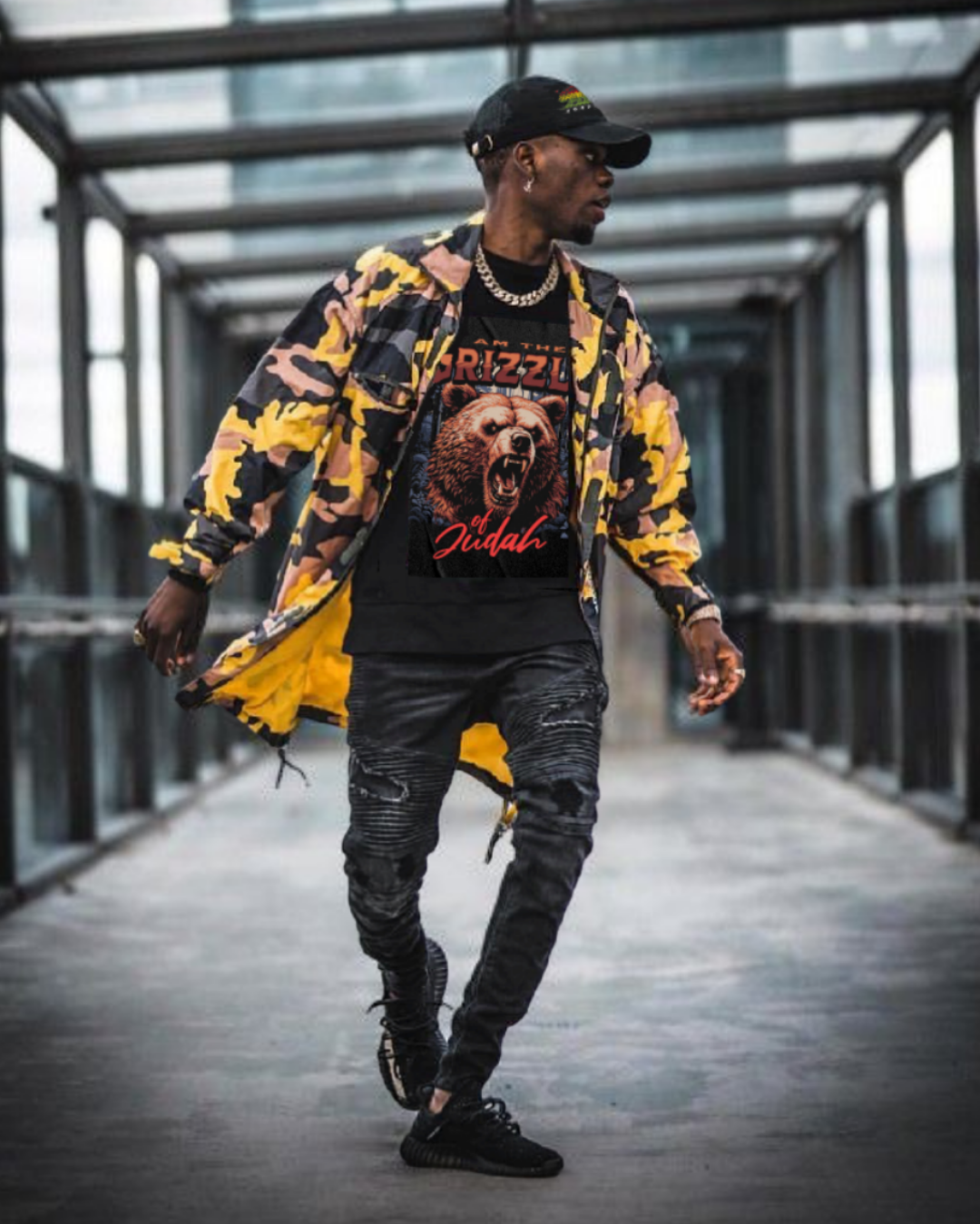 Wild Grizzly Of Judah T-Shirt