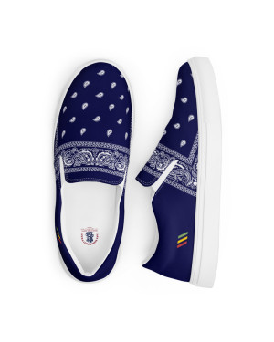 BGR Men’s Navy Blue Bando Slip Ons