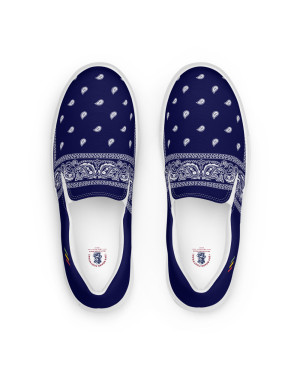 BGR Men’s Navy Blue Bando Slip Ons
