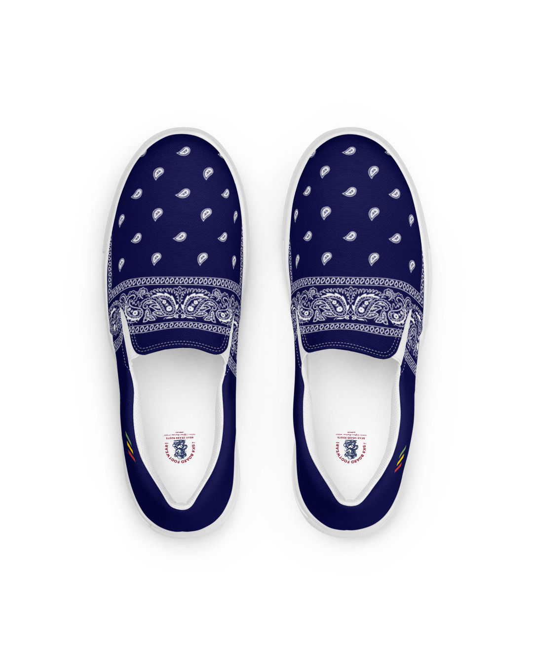 BGR Men’s Navy Blue Bando Slip Ons