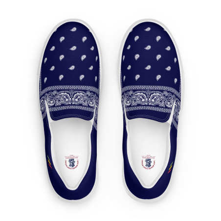 BGR Men’s Navy Blue Bando Slip Ons