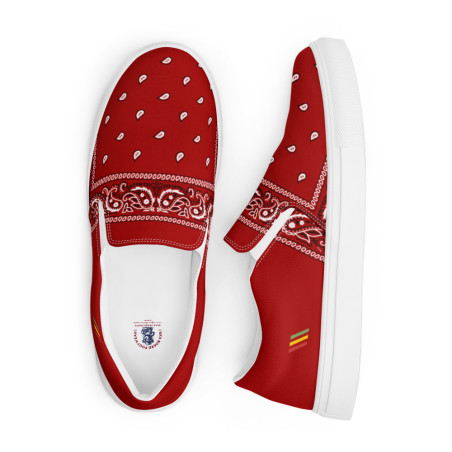 BGR Men’s Cardinal Red Bando Slip Ons