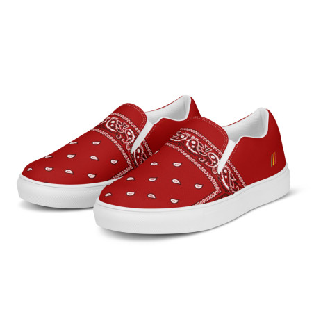 BGR Men’s Cardinal Red Bando Slip Ons