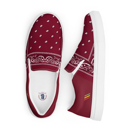 BGR Men’s Red Wine Bando Slip Ons