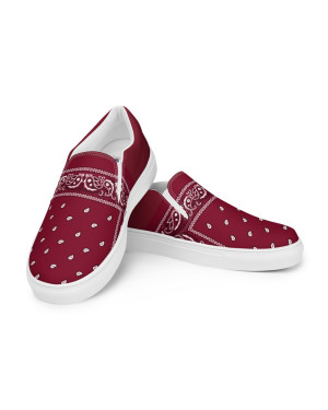 BGR Men’s Red Wine Bando Slip Ons