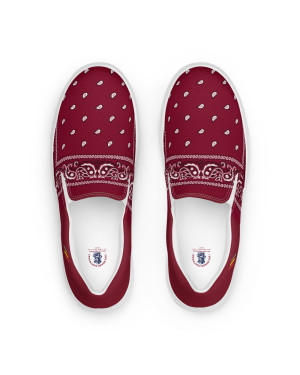 BGR Men’s Red Wine Bando Slip Ons