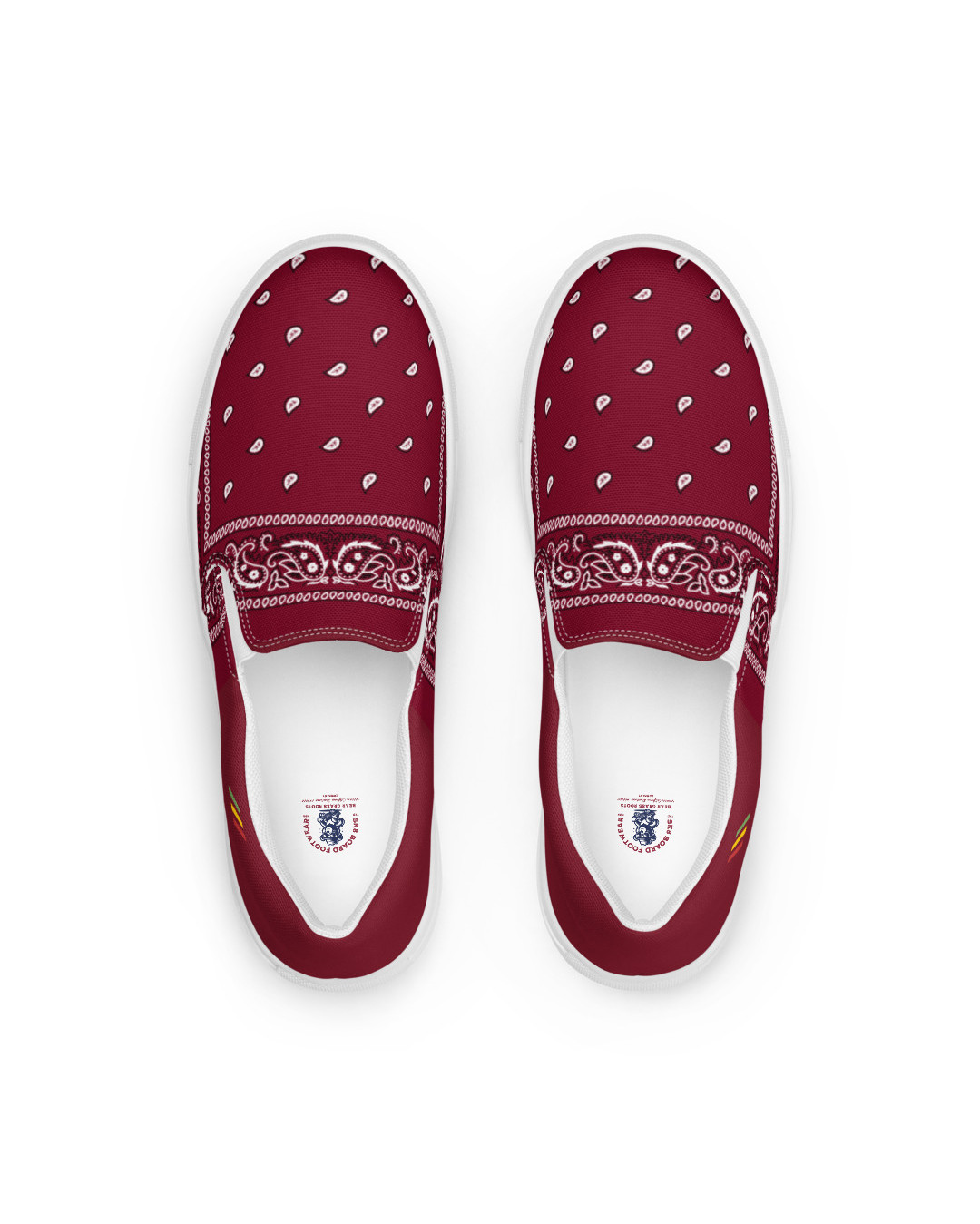 BGR Men’s Red Wine Bando Slip Ons