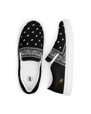 BGR Men’s Black Bando Slip Ons