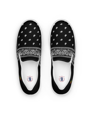 BGR Men’s Black Bando Slip Ons