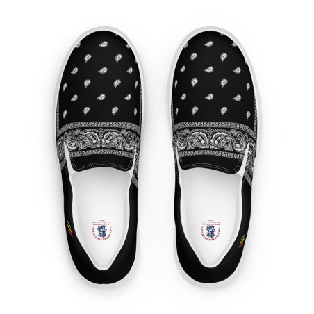 BGR Men’s Black Bando Slip Ons