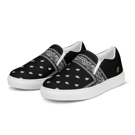 BGR Men’s Black Bando Slip Ons