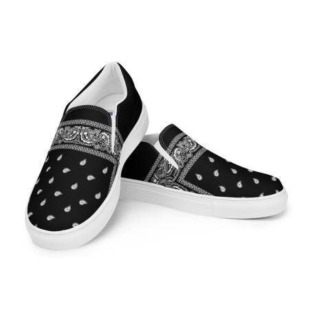 BGR Men’s Black Bando Slip Ons