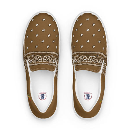 BGR Men’s Brown Bando Slip Ons