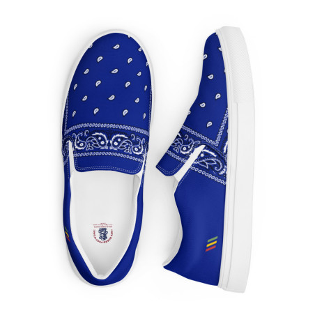 BGR Men’s Dodger Blue Bando Slip Ons