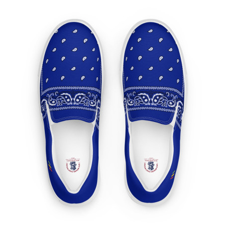 BGR Men’s Dodger Blue Bando Slip Ons