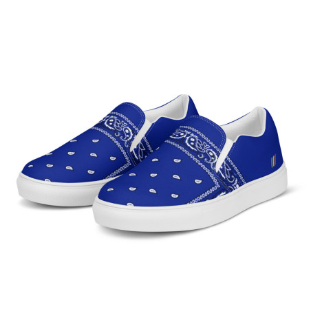 BGR Men’s Dodger Blue Bando Slip Ons
