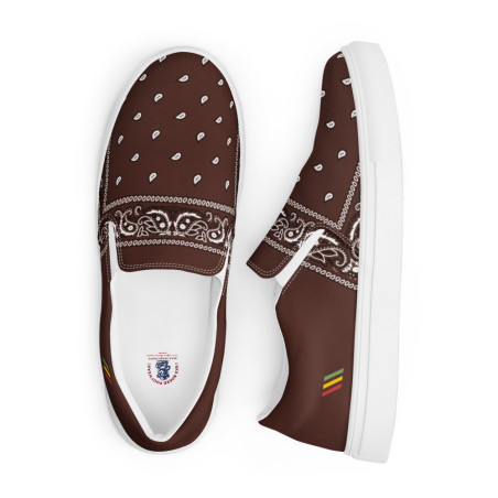 BGR Men’s Chocolate Brown Bando Slip Ons