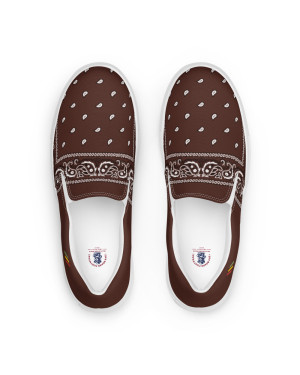 BGR Men’s Chocolate Brown Bando Slip Ons