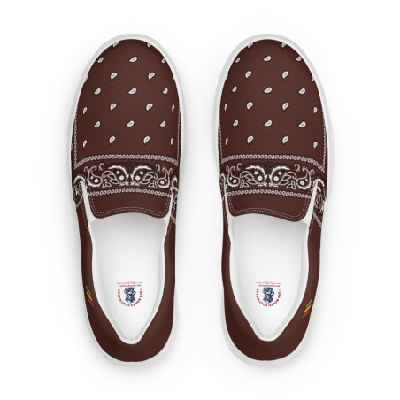 BGR Men’s Chocolate Brown Bando Slip Ons
