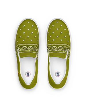 BGR Men’s Olive Bando Slip Ons
