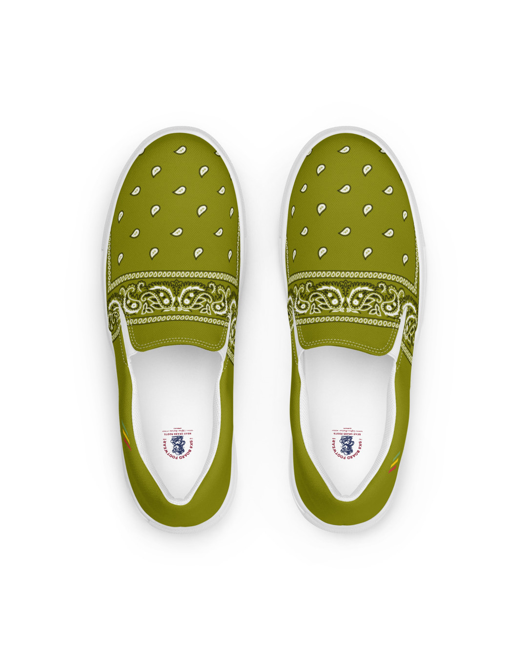 BGR Men’s Olive Bando Slip Ons