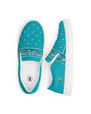 BGR Men’s Turquoise Bando Slip Ons