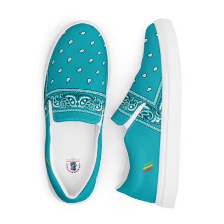 BGR Men’s Turquoise Bando Slip Ons