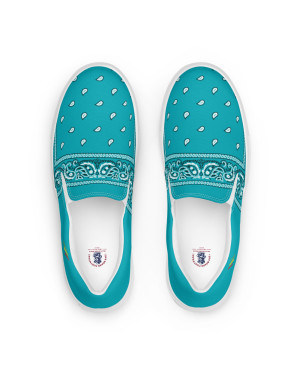 BGR Men’s Turquoise Bando Slip Ons