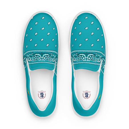 BGR Men’s Turquoise Bando Slip Ons