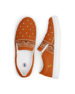 BGR Men’s Burnt Orange Bando Slip Ons