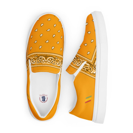BGR Men’s Gold Bando Slip Ons