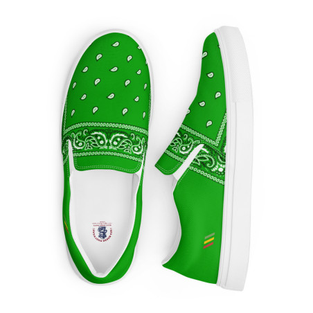 BGR Men’s Kelly Green Bando Slip Ons