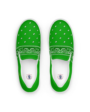 BGR Men’s Kelly Green Bando Slip Ons