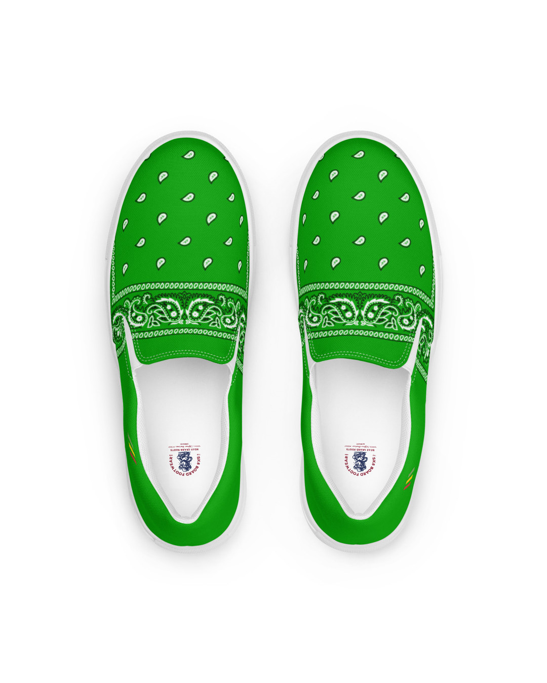 BGR Men’s Kelly Green Bando Slip Ons