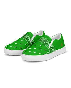 BGR Men’s Kelly Green Bando Slip Ons