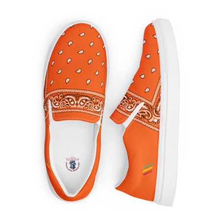BGR Men’s Orange Bando Slip Ons