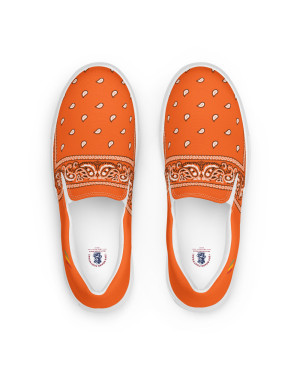 BGR Men’s Orange Bando Slip Ons