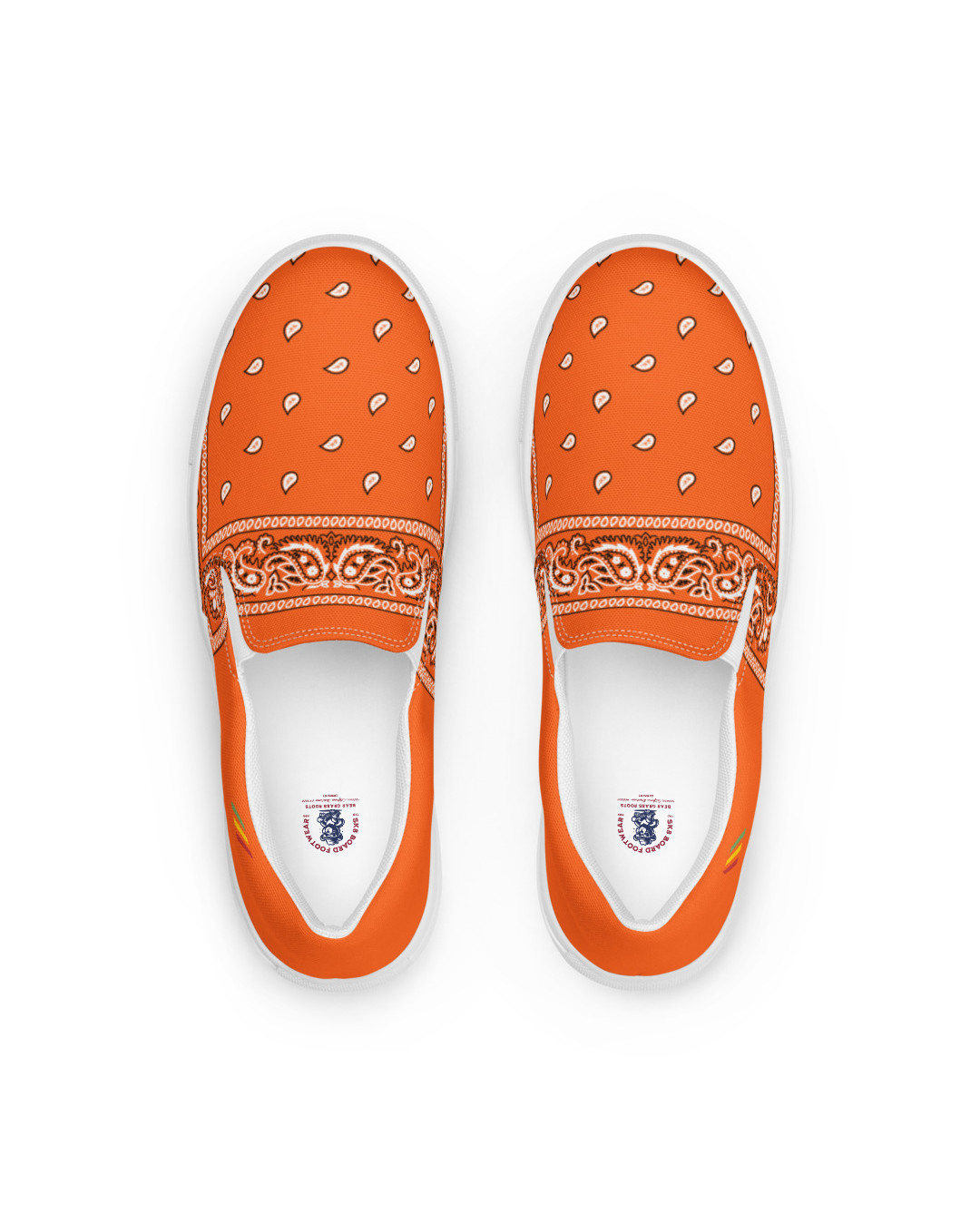 BGR Men’s Orange Bando Slip Ons