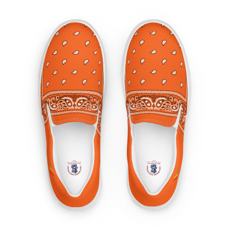 BGR Men’s Orange Bando Slip Ons