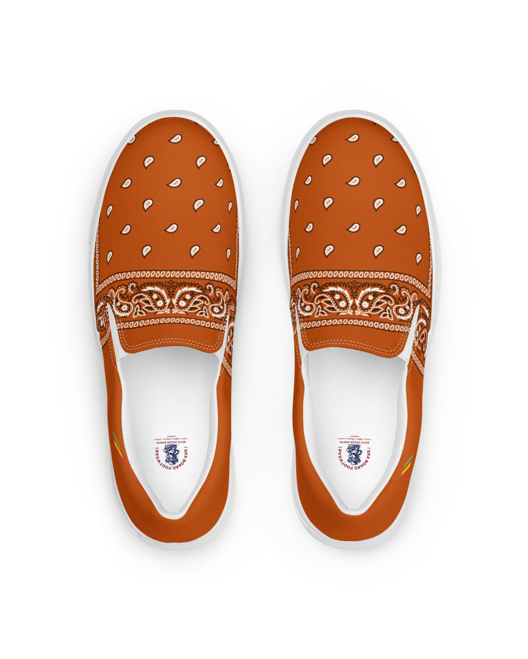 BGR Men’s Burnt Orange Bando Slip Ons