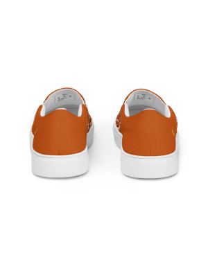 BGR Womens Burnt Orange Bando Slip Ons