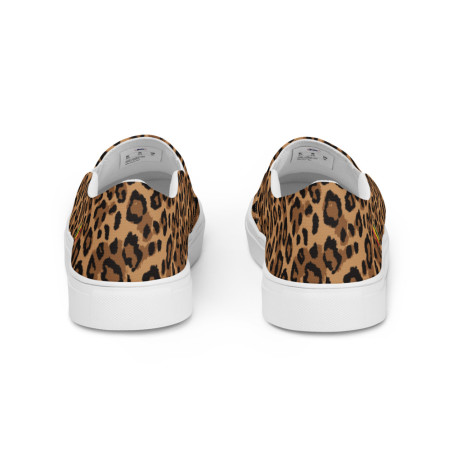 BGR Womens Leopard Print Slip Ons